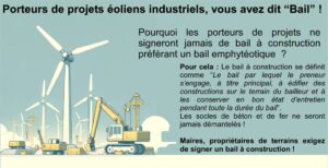 danger baux éoliens